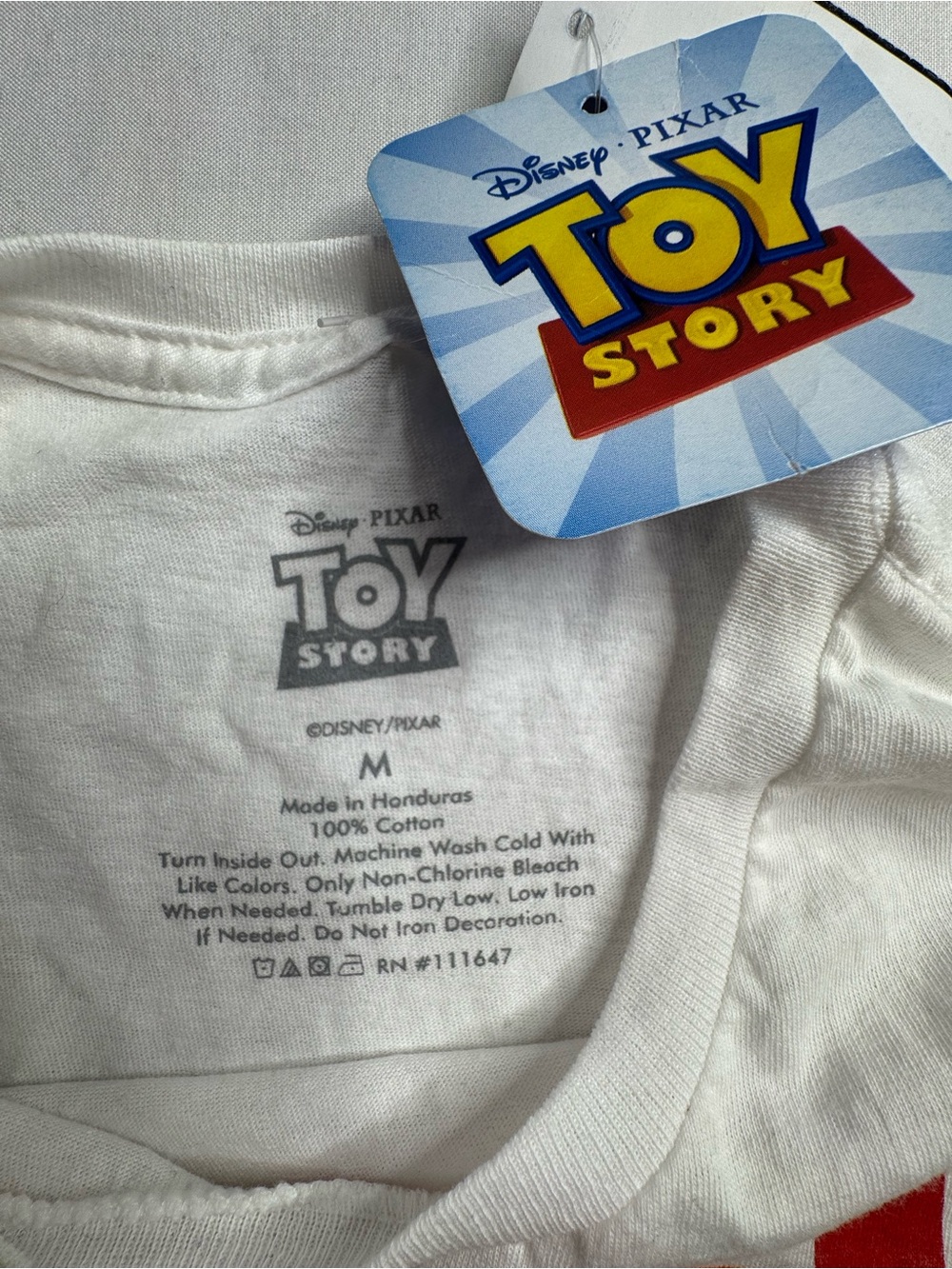 Disney Toy Story White Casual Button Down Shirt
